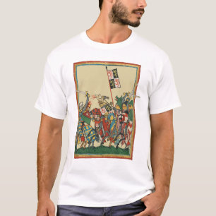 Knights Charging, 14th Century Codex Manesse T-Shirt
