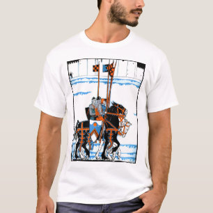 Knights - Deco Illustration (Customizable) T-Shirt