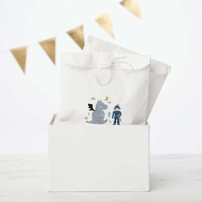 Knights & Dragons Anniversaire Favoriser les sacs (Fête)