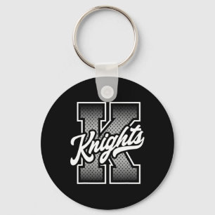 Knights Footbyll Knights Bysebyll Knights Bysketby Keychain