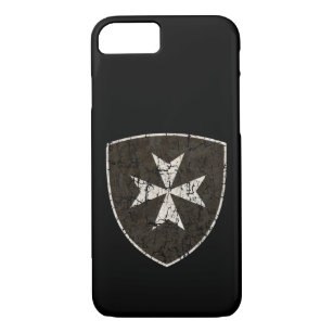 Knights Hospitaller Cross, Distressed Case-Mate iPhone Case