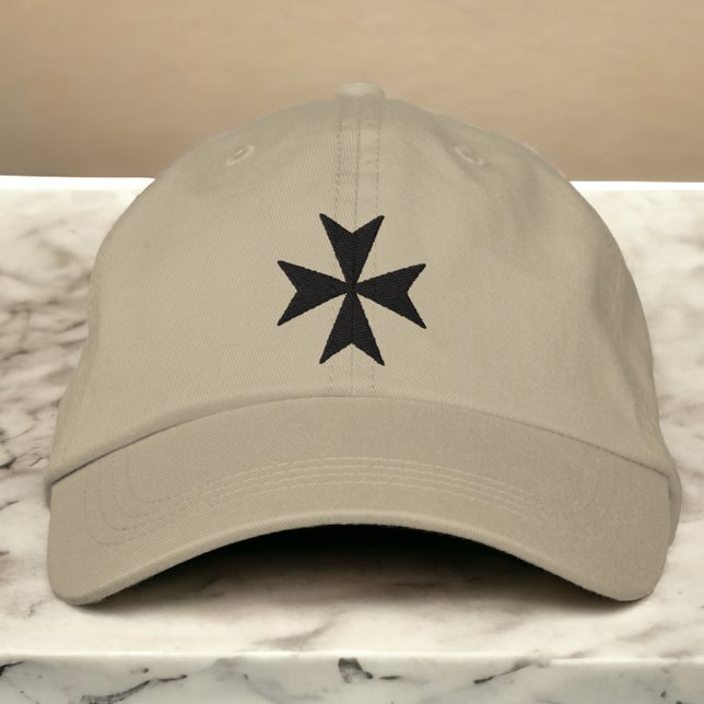 Knights Hospitaller Maltese Cross Embroidered Hat (Creator Uploaded)