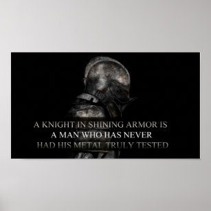 Knights In Armour Poster