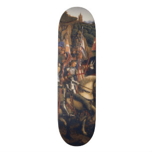 Knights of Christ (Ghent Altarpiece), Jan van Eyck Skateboard