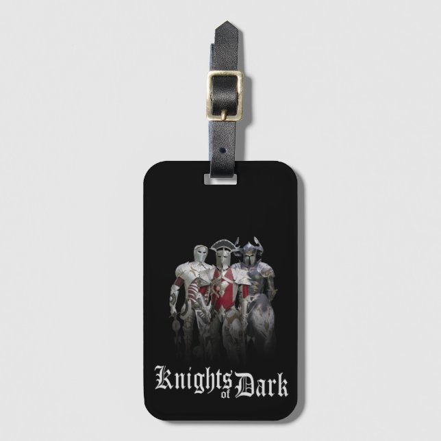 Knights of Dark Luggage Tag (Front Vertical)
