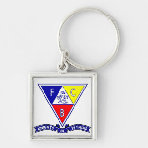 Knights of Pythias Banner Keychain