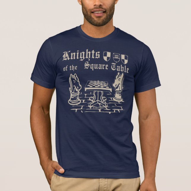 Knights of the Square Table, Men's T-Shirt (Front)