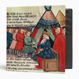 Knights pledging their allegiance binder