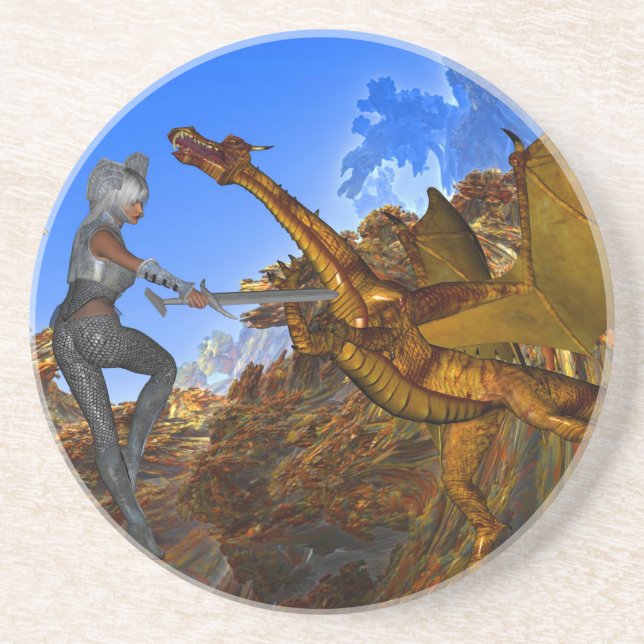 Knights Quest Coaster (Front)