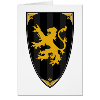 Knights Shield Card