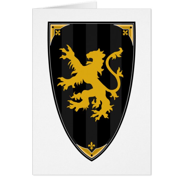 Knights Shield Card (Front)