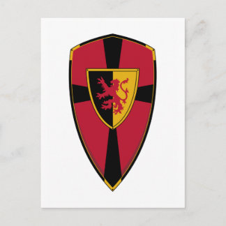 Knights Shield Postcard
