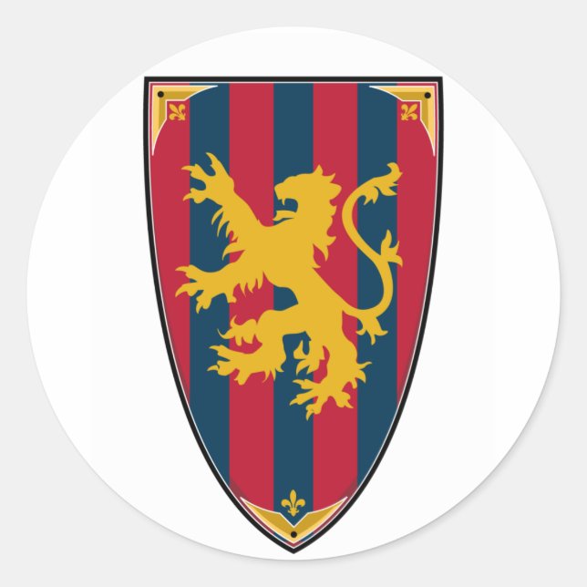 Knights Shield Sticker (Front)