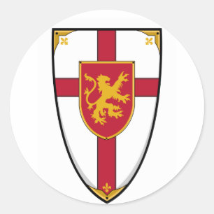 Knights Shield Sticker
