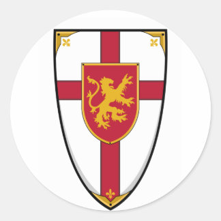 Knights Shield Sticker
