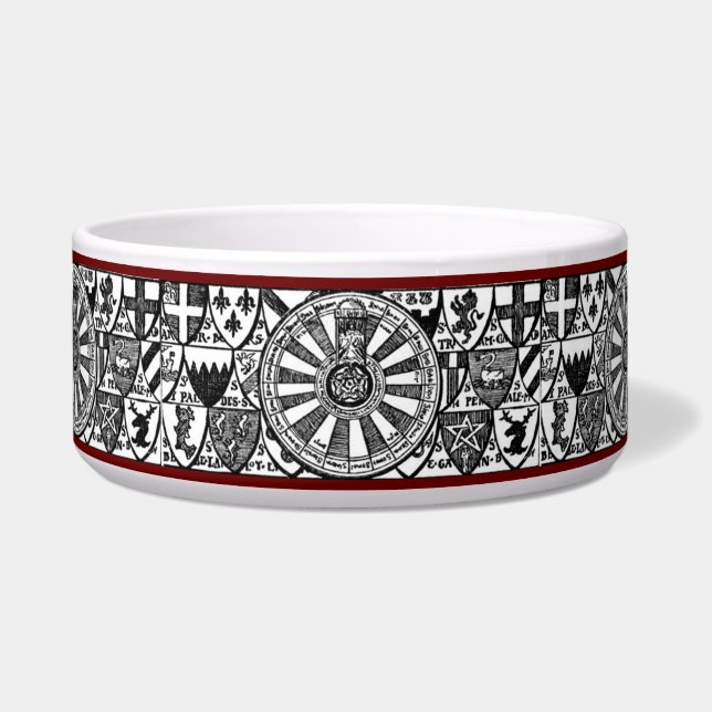 Knight's Table Dog Bowl (Front)
