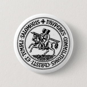 Knights Templar 1 2 Inch Round Button