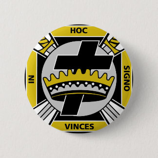 Knights Templar 2 Inch Round Button