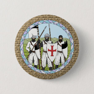 Knights Templar 2 Inch Round Button