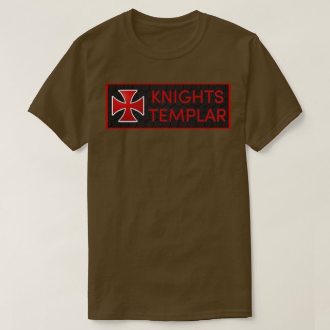 Knights Templar banner T-Shirt (Design Front)