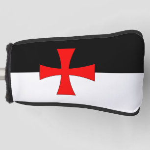 Knights Templar battle flag Golf Head Cover