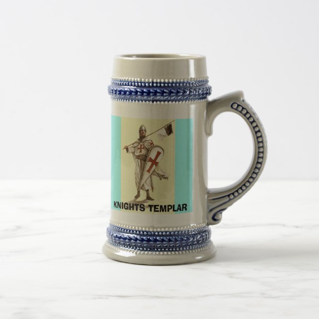 KNIGHTS TEMPLAR BEER STEIN (Right)