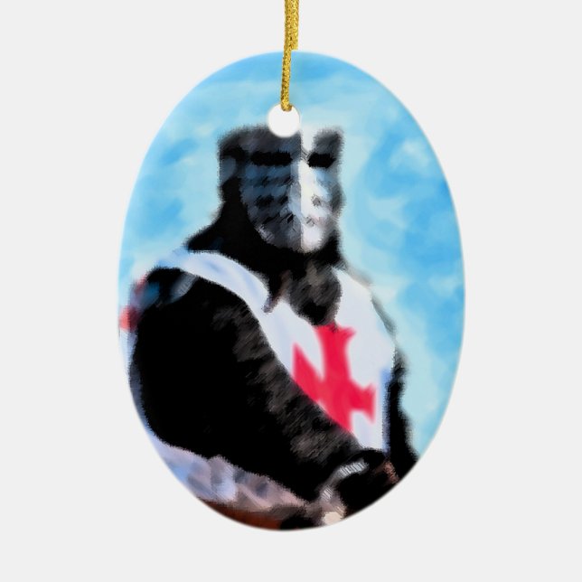 KNIGHTS TEMPLAR CERAMIC ORNAMENT (Front)