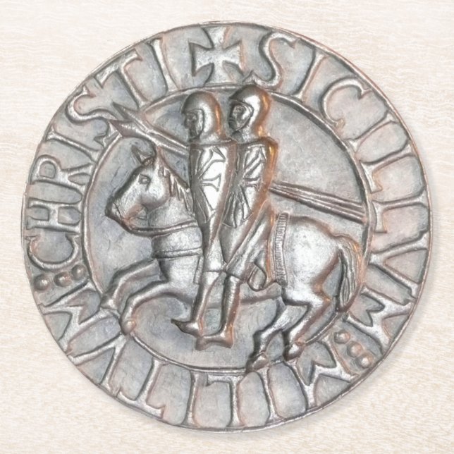 Knights templar  coaster (Front)