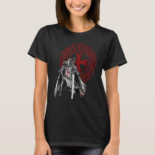 Knights Templar Cross Christian Soldiers 6 T-Shirt