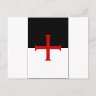 Knights Templar Flag Postcard