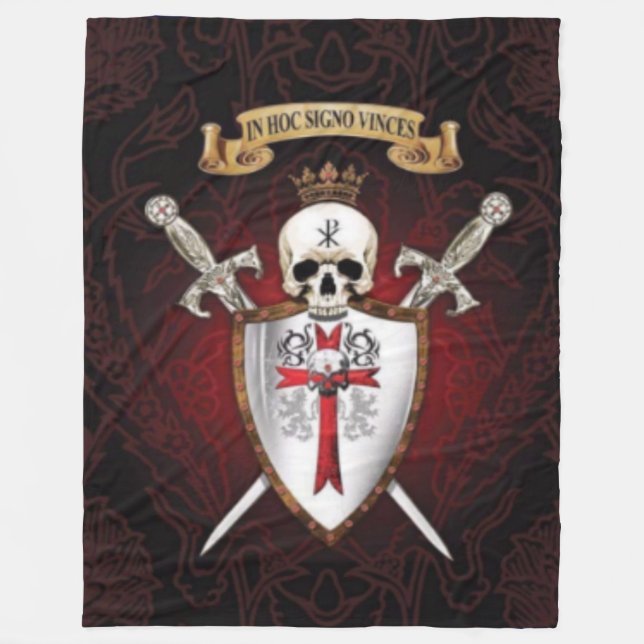 KNIGHTS TEMPLAR FLEECE BLANKET (Front)