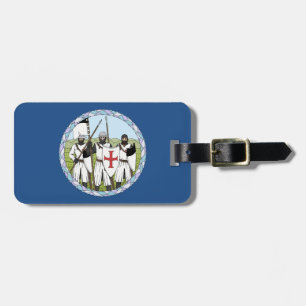 Knights Templar Luggage Tag