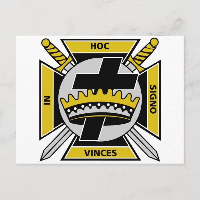 Knights Templar Postcard (Front)