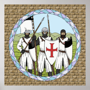 Knights Templar Poster