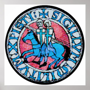 Knights Templar Seal Poster