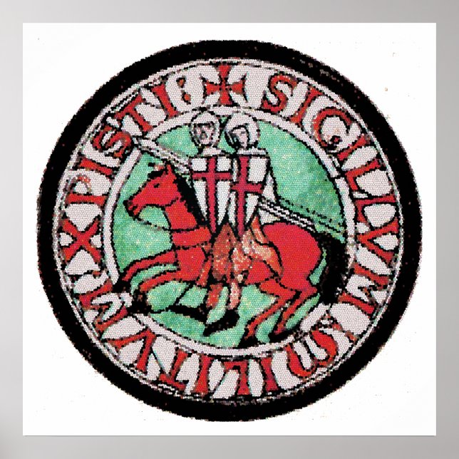 Knights Templar Seal Poster (Front)