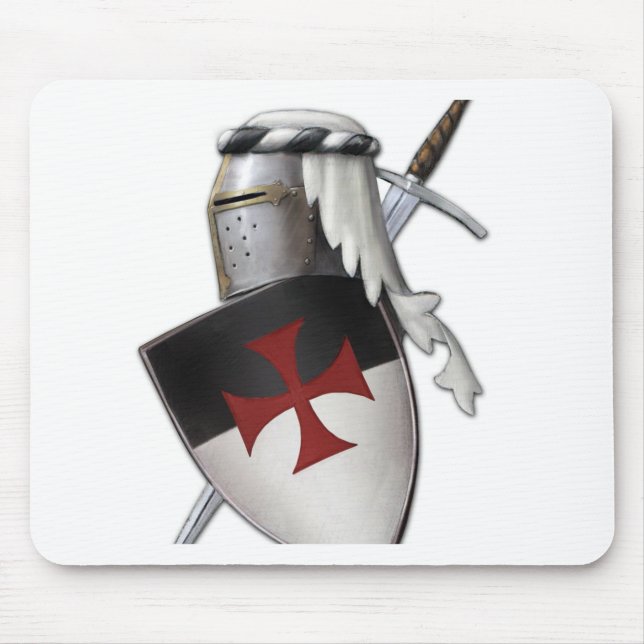 Knights Templar shield Mouse Pad (Front)