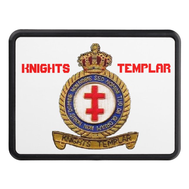 KNIGHTS TEMPLAR TRAILER HITCH COVER (Front)