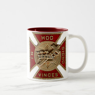 KNIGHTS TEMPLAR Two-Tone COFFEE MUG