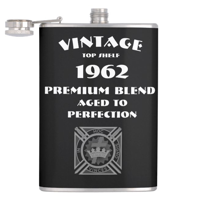 Knight's Templars Birthday  Hip Flask (Opened)