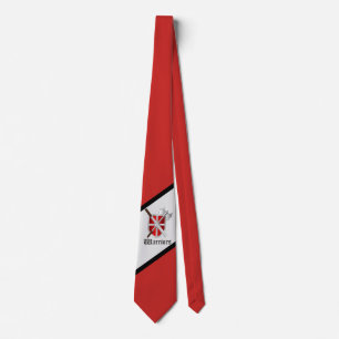 Knights Vikings Warriors Mascot  Football Necktie