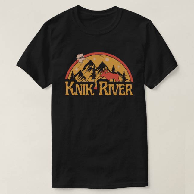 Knik River, Alaska-Shirt T-Shirt (Design Front)