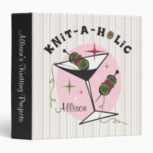 Knit-A-Holic 1.5" Binder