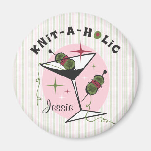 Knit-A-Holic Magnet