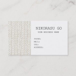 KNIT BUSINESS CARD