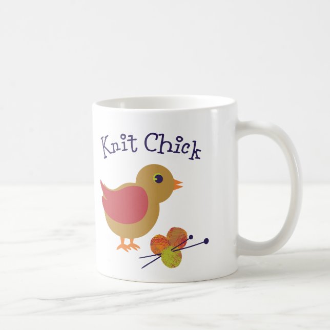 Knit Chick Coffee Mug (Right)