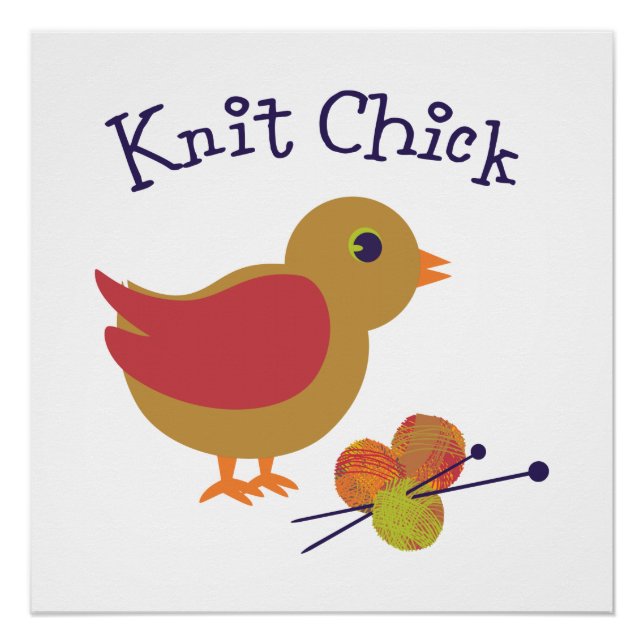 Knit Chick Poster (Front)