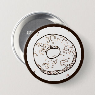 KNIT DONUT Round Pin Button