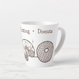 KNIT DONUTS Latte Mug