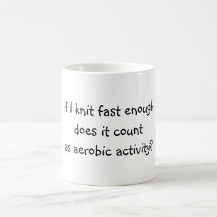 Knit Fast Enough Coffee Mug
